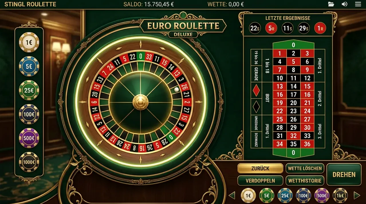 Tischspiele & RNG im Spinbara