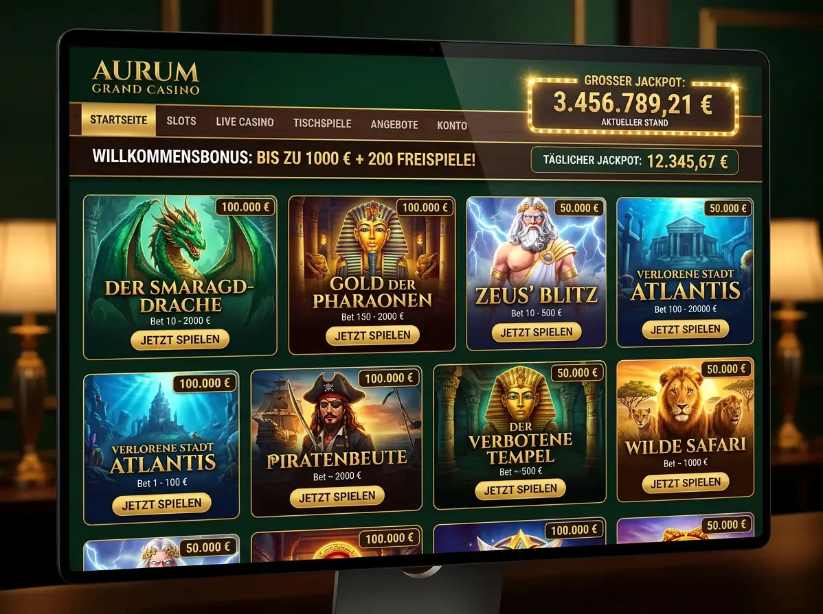 Spinbara — Spielsaal und Angebot